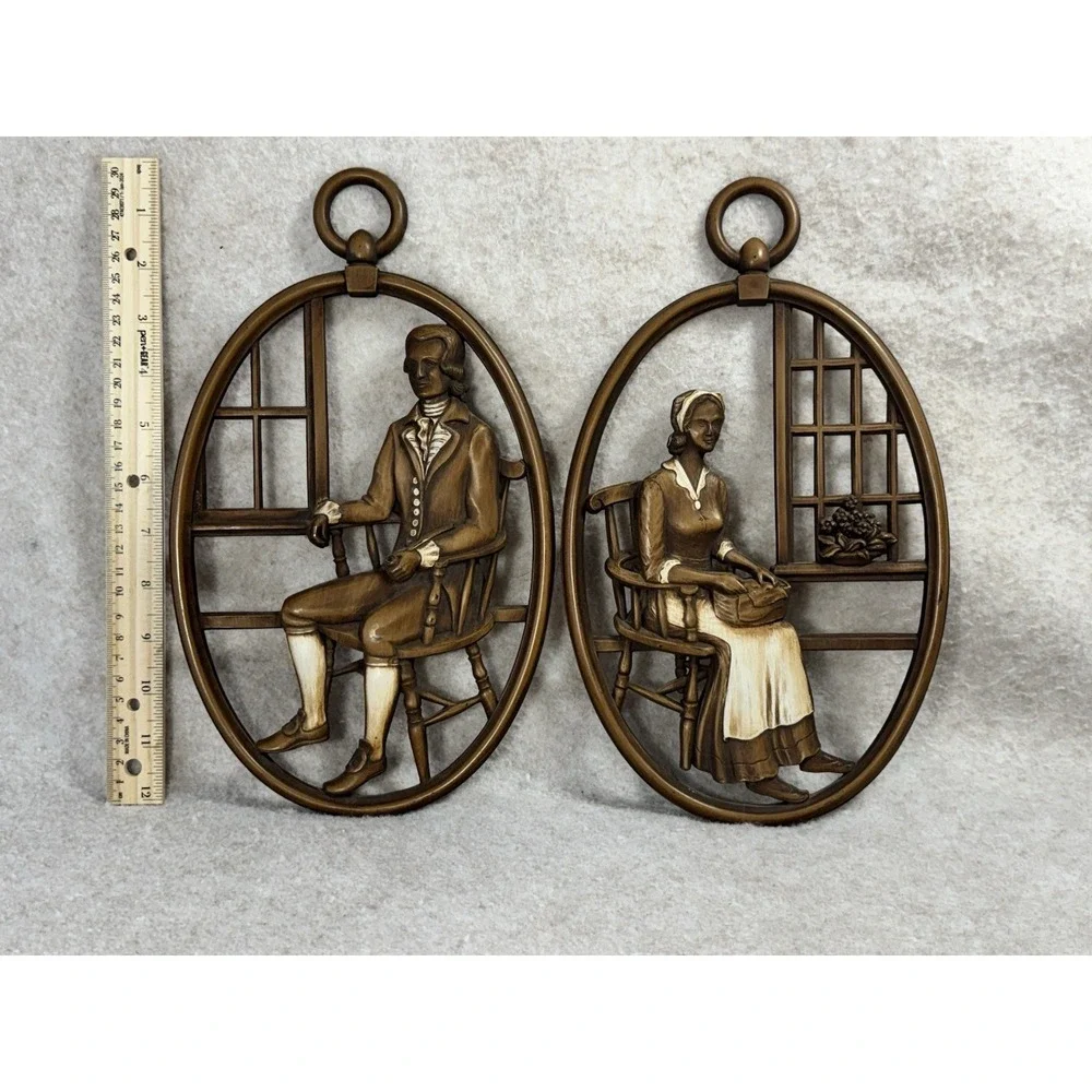 Vintage Resin Oval Home Wall Decor‎ Signs Set